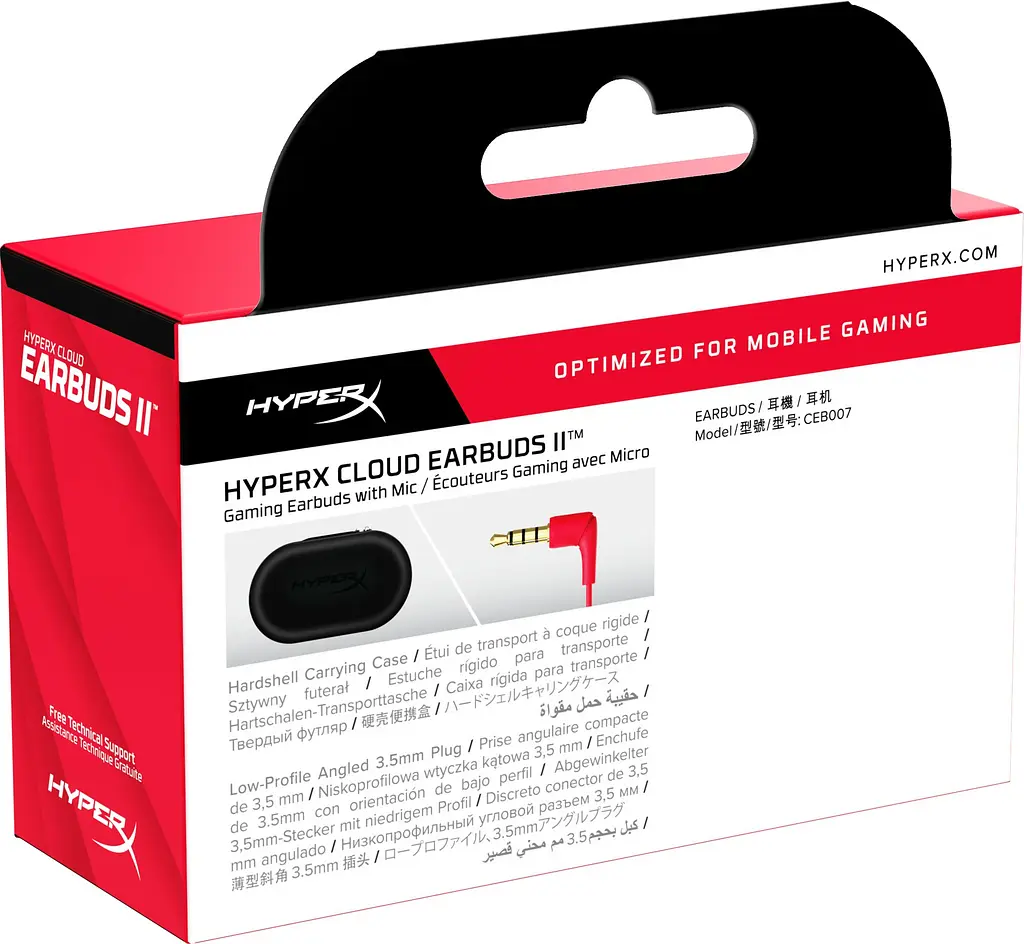 Навушники HyperX Cloud Earbuds II Red (705L8AA) - фото 8