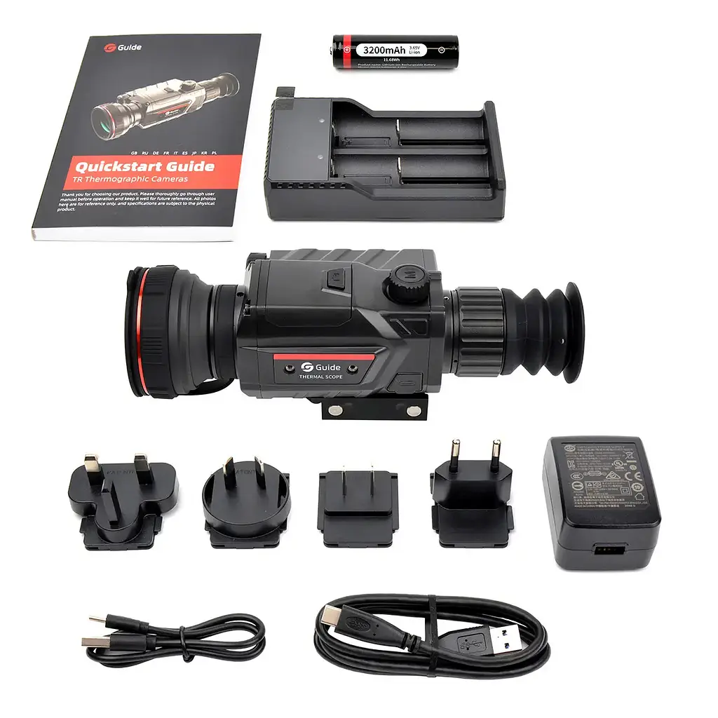 Тепловизионный монокуляр Guide TR650 50мм 640x480px (до 3300м) - фото 7