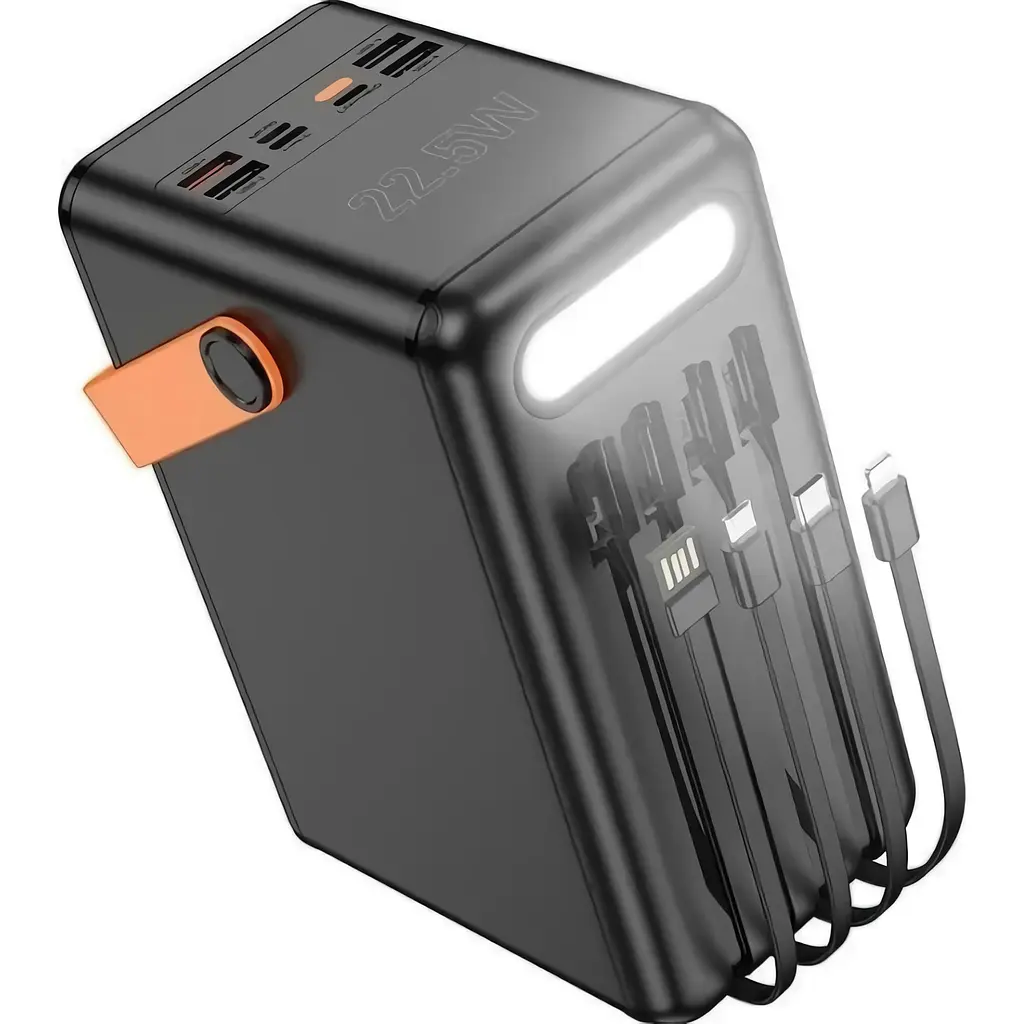 Зовнішній акумулятор Hoco Prometheus DB120 120000mAh 22.5W Black [121605] - фото 2