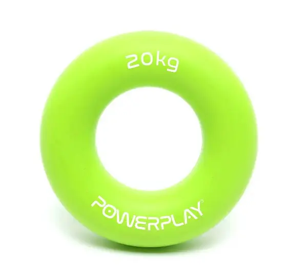 Еспандер кистьовий силіконовий PowerPlay PP-4324 Hand Grip Ring Medium 20 кг Зелений (PP_4324_20kg)
