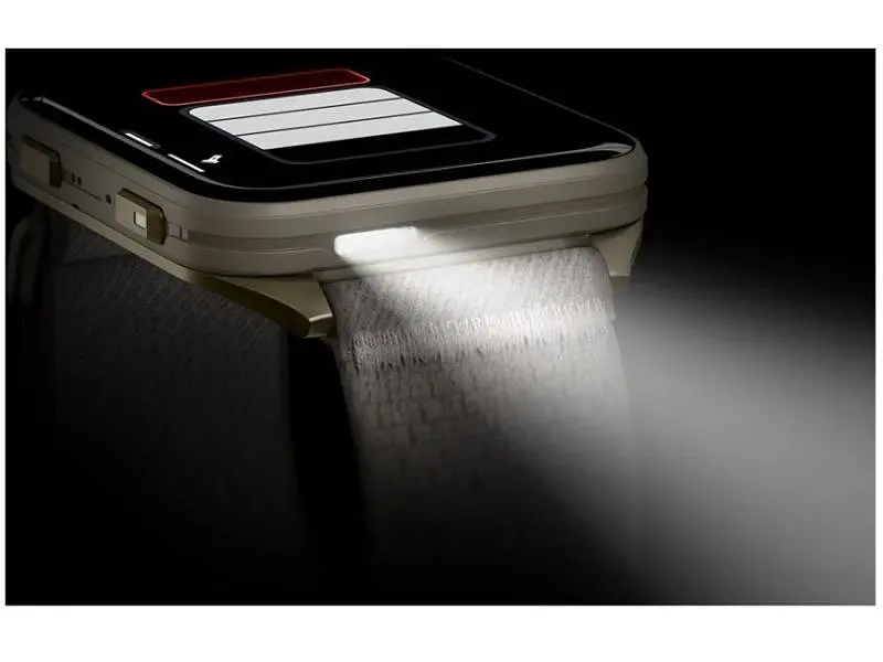 Смарт-годинник Garmin Venu X1 Soft Gold Titanium and French Grey Nylon (010-02980-33/08) - фото 9