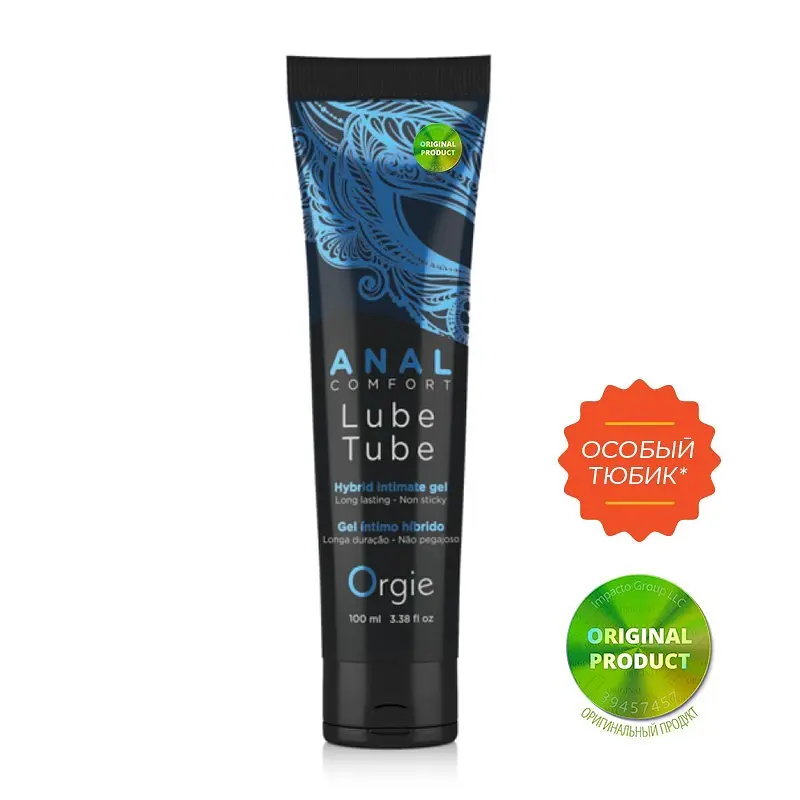 Анальний лубрикант Orgie Lube Tube Anal Comfort - гібридний, 100 мл
