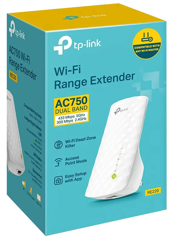 Ретранслятор RE220 AC750 TP-Link teh0022638 - фото 7