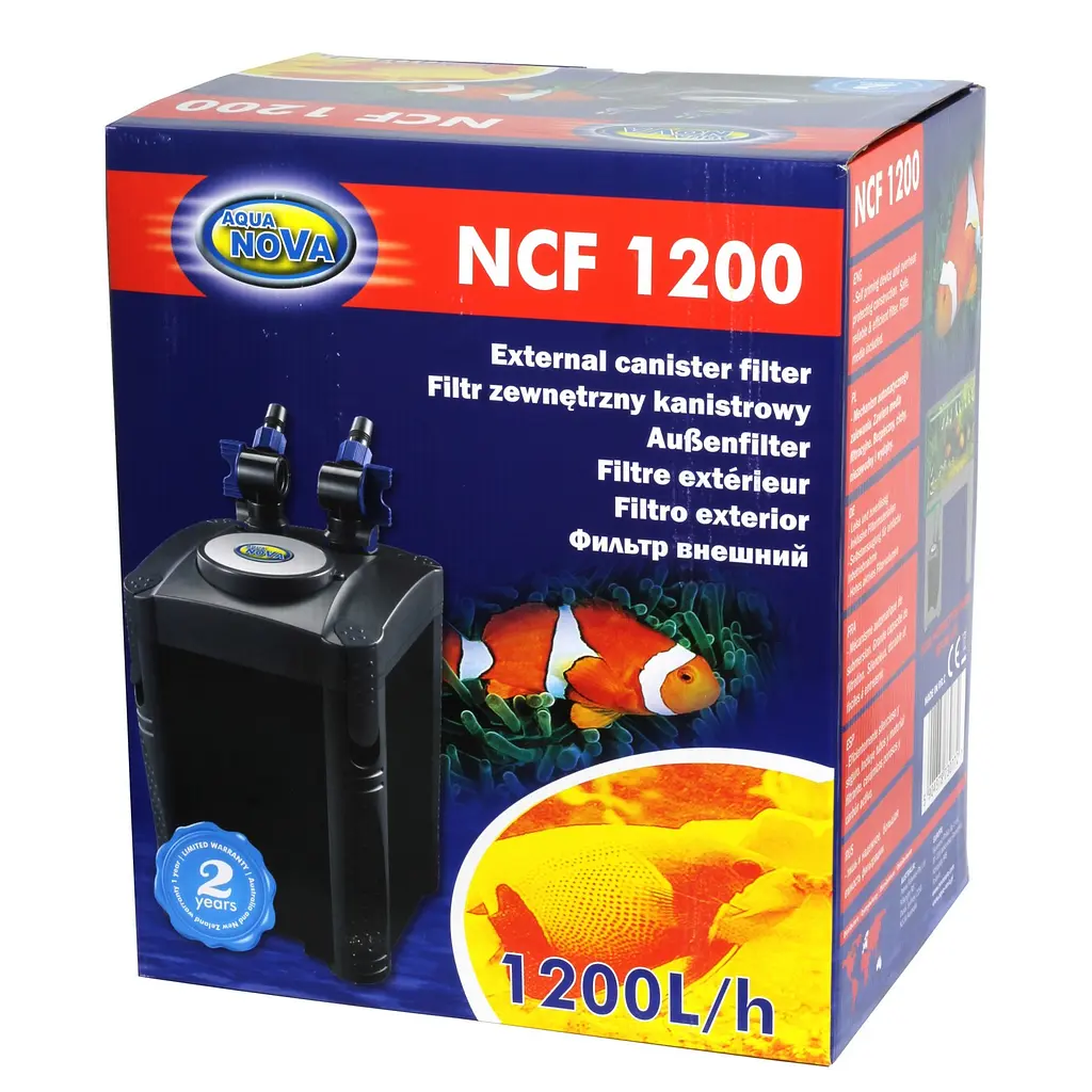 Зовнішній фільтр Aqua Nova до 400 л 1200л/год (NCF-1200) - фото 2