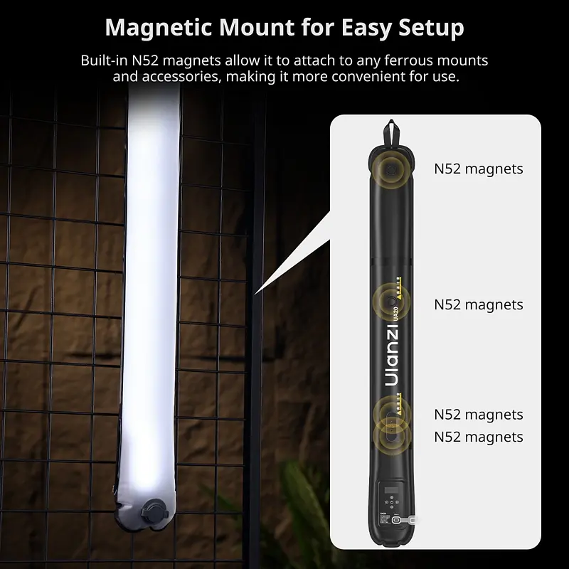 Відеосвітло Ulanzi UA20 20W Portable Air Tube Light (L110 UA20) (L110) - фото 8