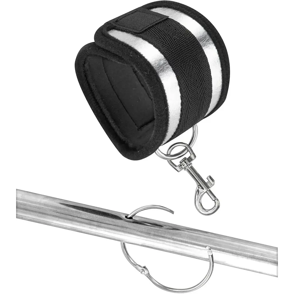 Фіксатор для рук і ніг Fetish Tentation SubMission bar With 4 cuffs - фото 2