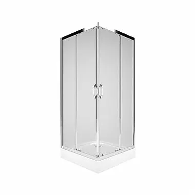 Душова кабіна Kolo Rekord 90x90 з піддоном PKDK90222003+XBK1690000+26275000, Хром, прозорий, хром - фото 2