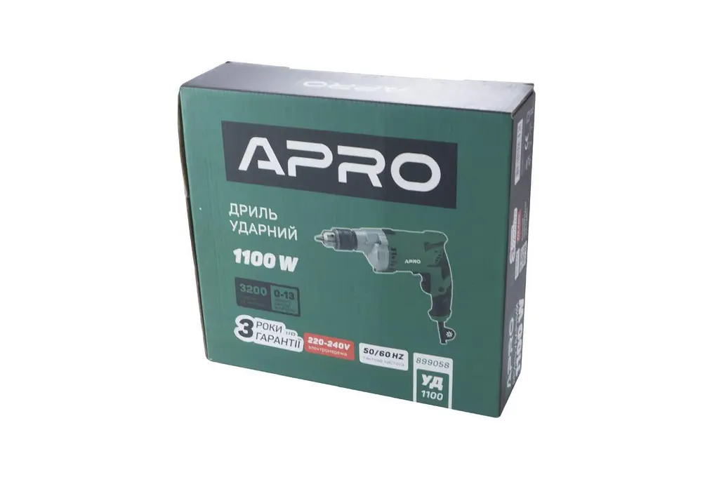Дрель ударная электрическая Apro УД 1100 - фото 4