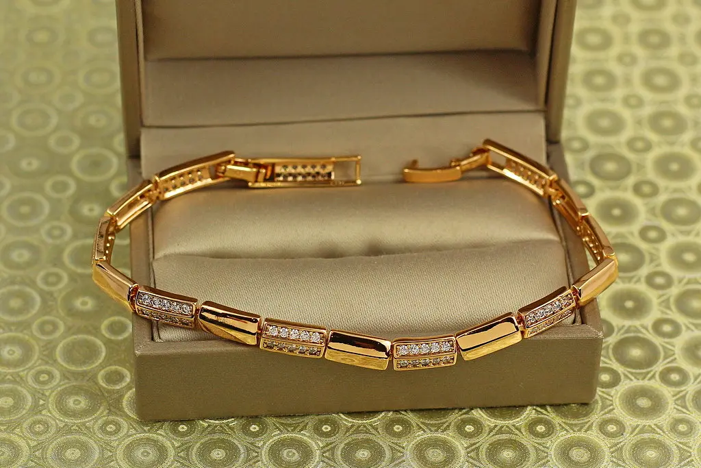 Браслет Xuping Jewelry Амазонія 17 см 5 мм золотистий