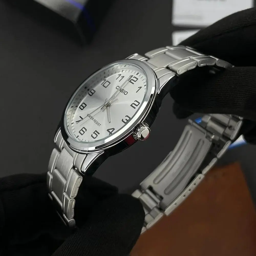 Чоловічий годинник Casio MTP-V001D-7B Сріблястий ( AT1141-0113 ) - фото 4