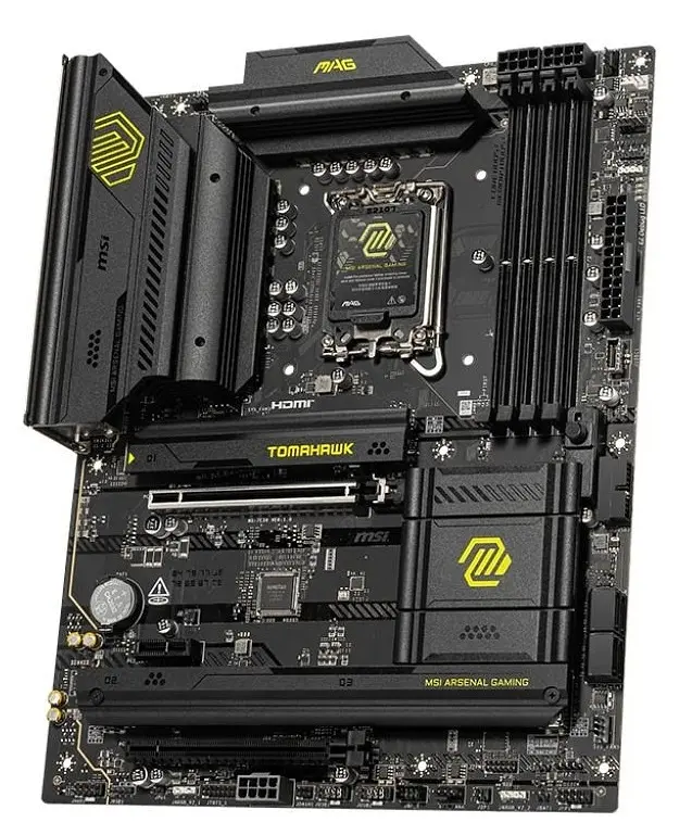 Материнская плата LGA1851, MSI MAG B860 TOMAHAWK WIFI, B860, 4xDDR5, 1xPCI-E 5.0 x16, 1xPCI-E 4.0 x16, 1xPCI-E 4.0 x1, 4xSATA3, 3xM.2, ALC897, Killer E5000, WiFi 7, Bluetooth 5.4, HDMI/DP/Type-C, ATX - фото 3