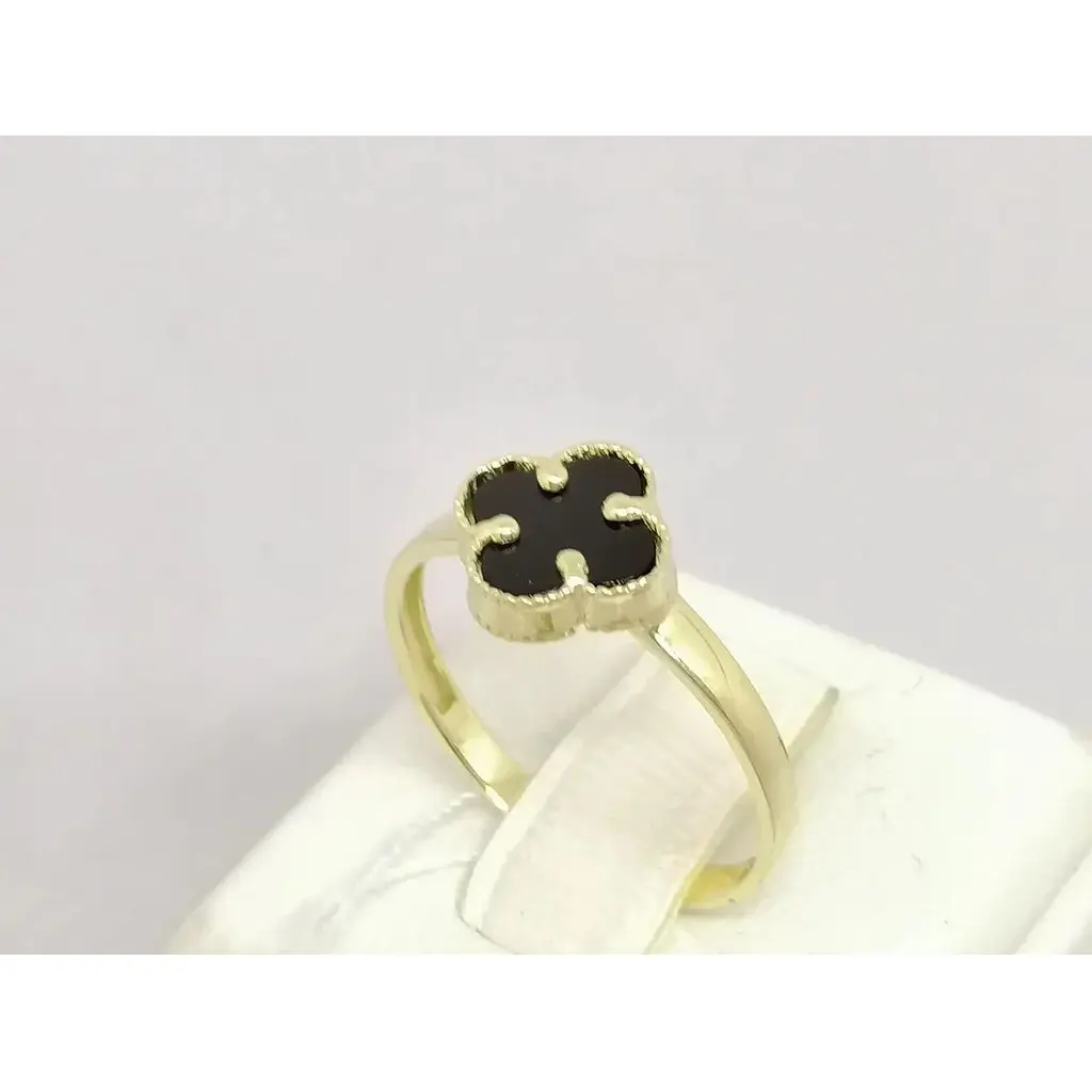 Золотое кольцо Столичная Ювелирная Фабрика с ониксом. 154309ЖО 18 - фото 3