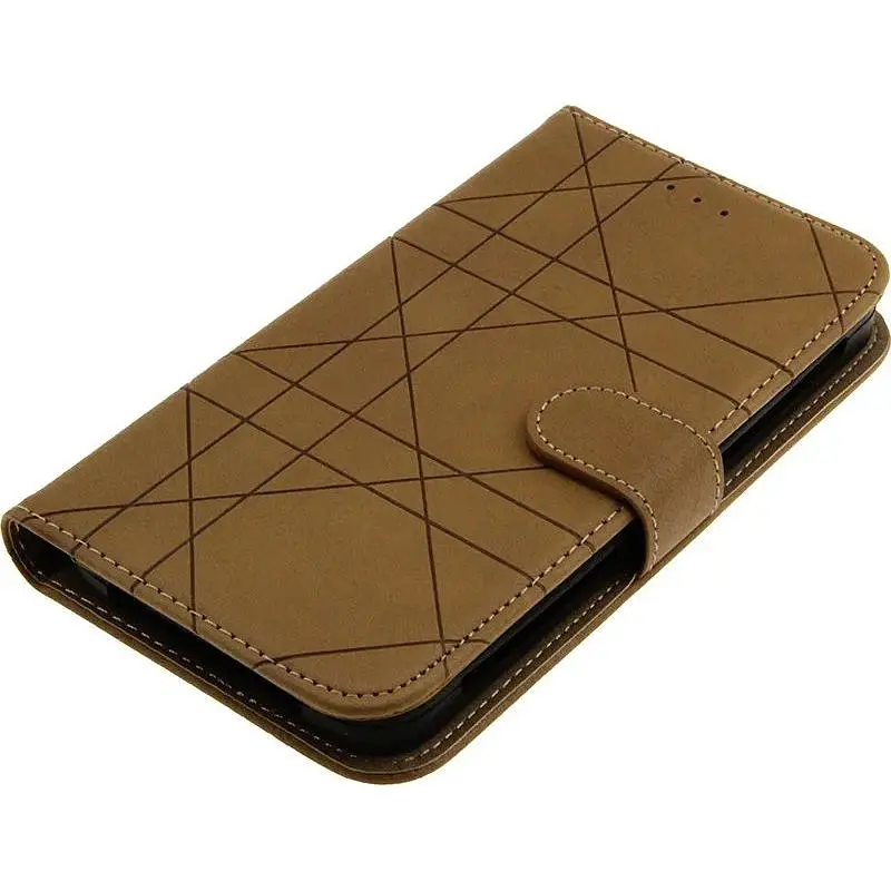 Чохол-книжка Toto Book Silicone Slide Universal Cover 6.5" (№3) Brown - фото 3