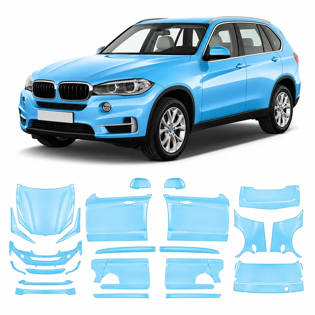 Антигравійна захисна бронеплівка за лекалами для BMW X5 F15 2013-2018 - повний кузов
