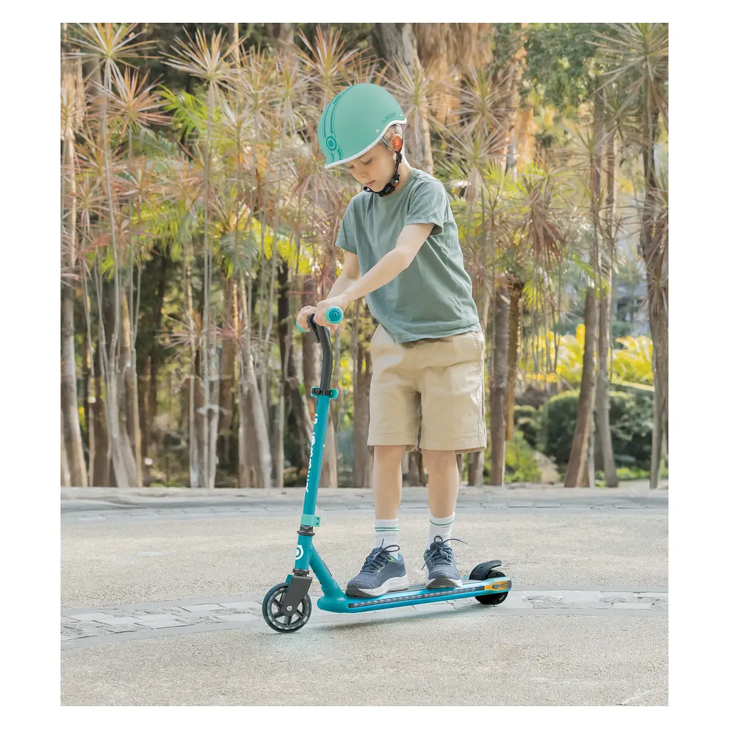 Електросамокат Globber E-Motion 6 з підсвіткою, 50 кг, 2 колеса, синій - фото 9