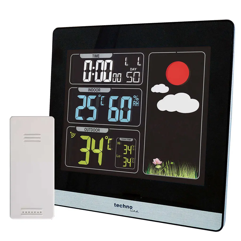 Метеостанція Technoline WS6448 Black (WS6448), Чорний - фото 2