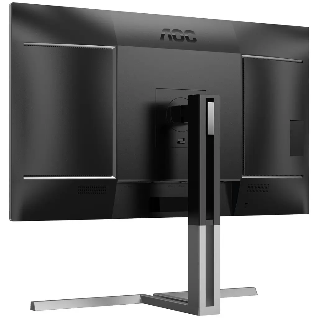 Монітор TFT 31.5 AOC U32U3CV, Nano IPS, UHD, 2xHDMI, DP, USB-C, RJ-45, USB-hub, HAS, Pivot, кільк., чорно-срібло - фото 7