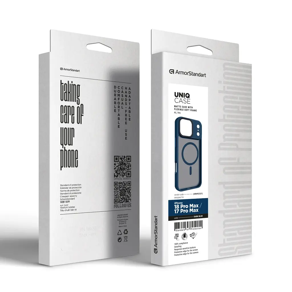 Чохол ArmorStandart Uniq MagCase для Apple iPhone 18 Pro Max / 17 Pro Max Dark Blue - фото 2