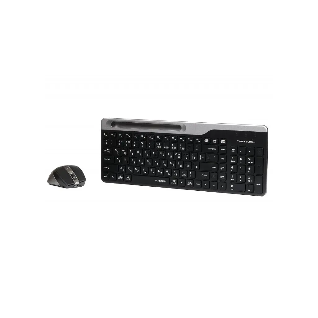 Комплект A4Tech FB2535CS Wireless/Bluetooth Smoky Grey (FB2535CS Smoky Grey) - фото 2