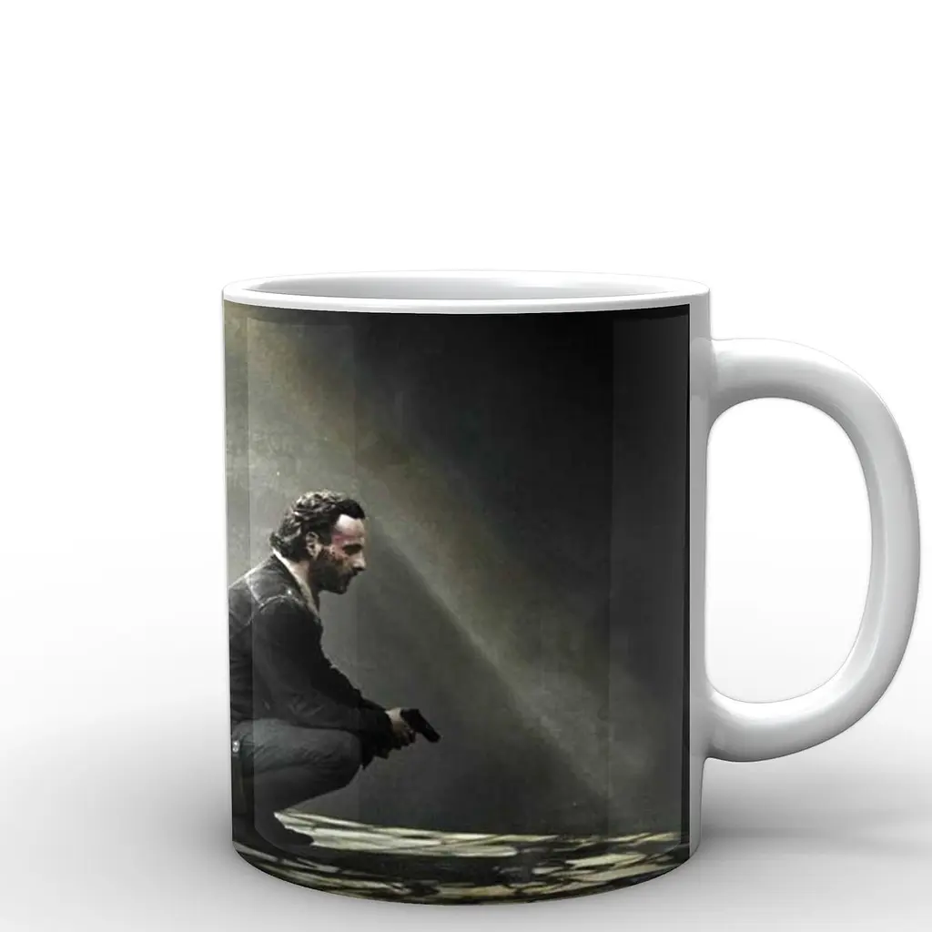 Кухоль GeekLand The Walking Dead Рік WD.02.006 330 мл білий - фото 3