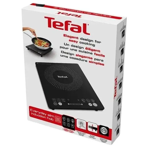 Плитка настільна Tefal Everyday Slim 2100 Вт індукційна чорна (IH2108E1) - фото 3