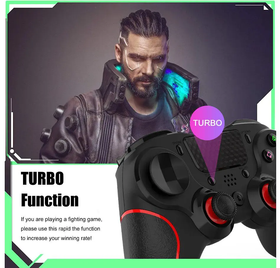 Геймпад джойстик DoubleShock P913 Wireless PS4 Double Motor Vibration DUALSHOCK 4 Black - фото 8