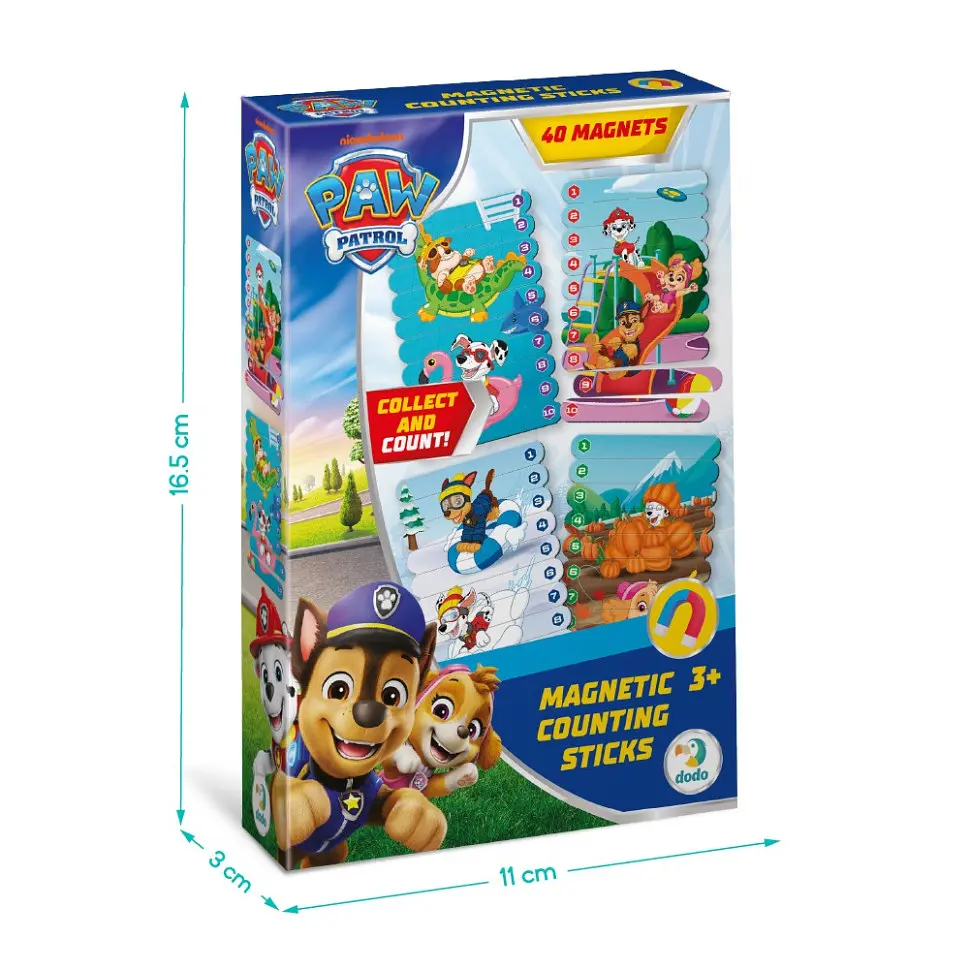 Магнітні палички для рахування "Paw Patrol: Сезони" DoDo Toys 200655, 40 магнітних елементів - фото 5