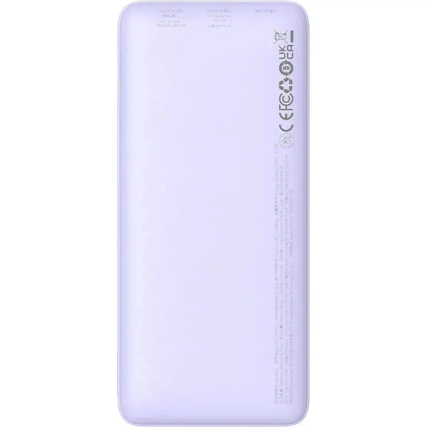 Портативный аккумулятор Baseus Airpow Fast Charge 20W 10000mAh nebula purple (P10022801513-00) - фото 2