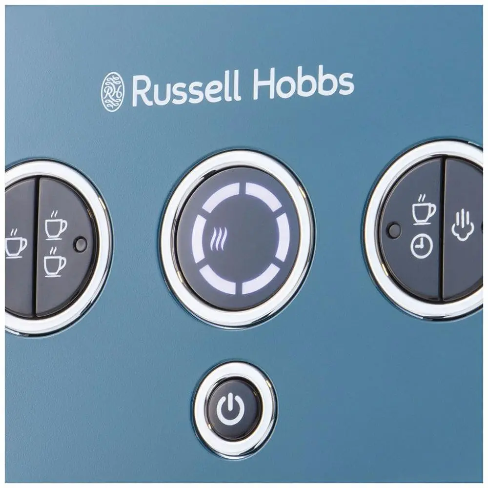 Рожковая кофеварка эспрессо Russell Hobbs Distinctions Blue 26451-56 - фото 8