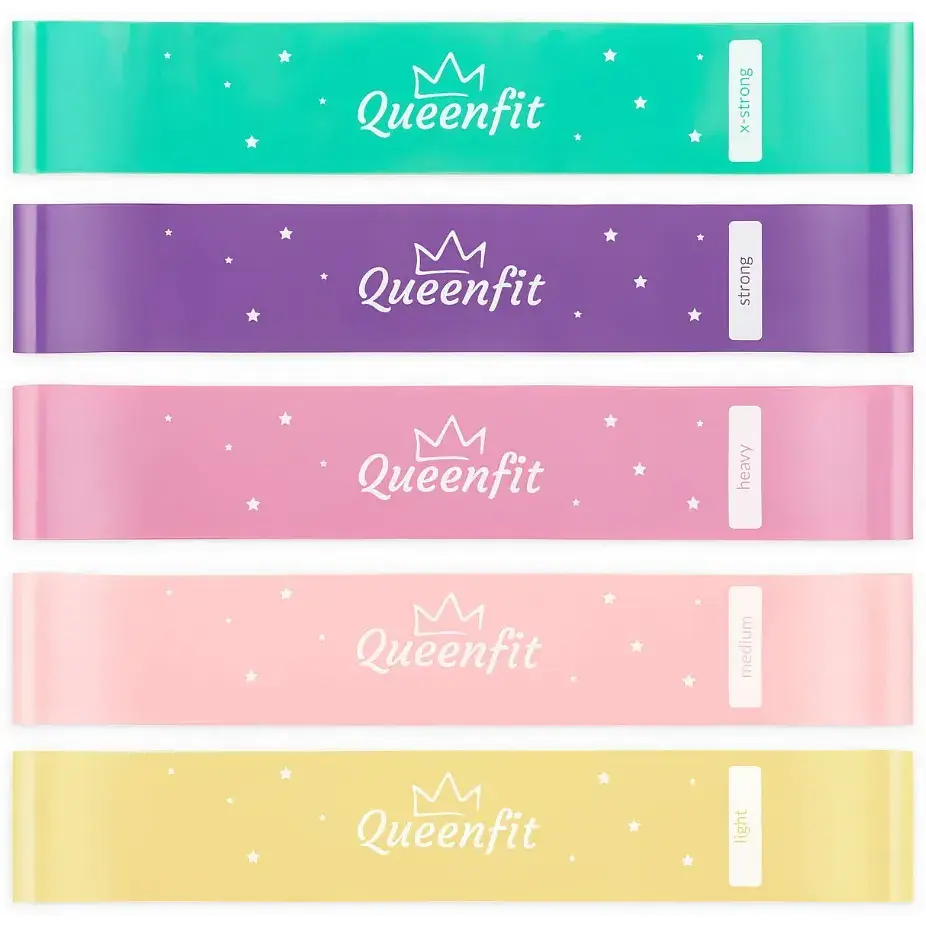 Набір гумок для фітнесу Queenfit 0.5-30 кг Q-66435 - фото 2