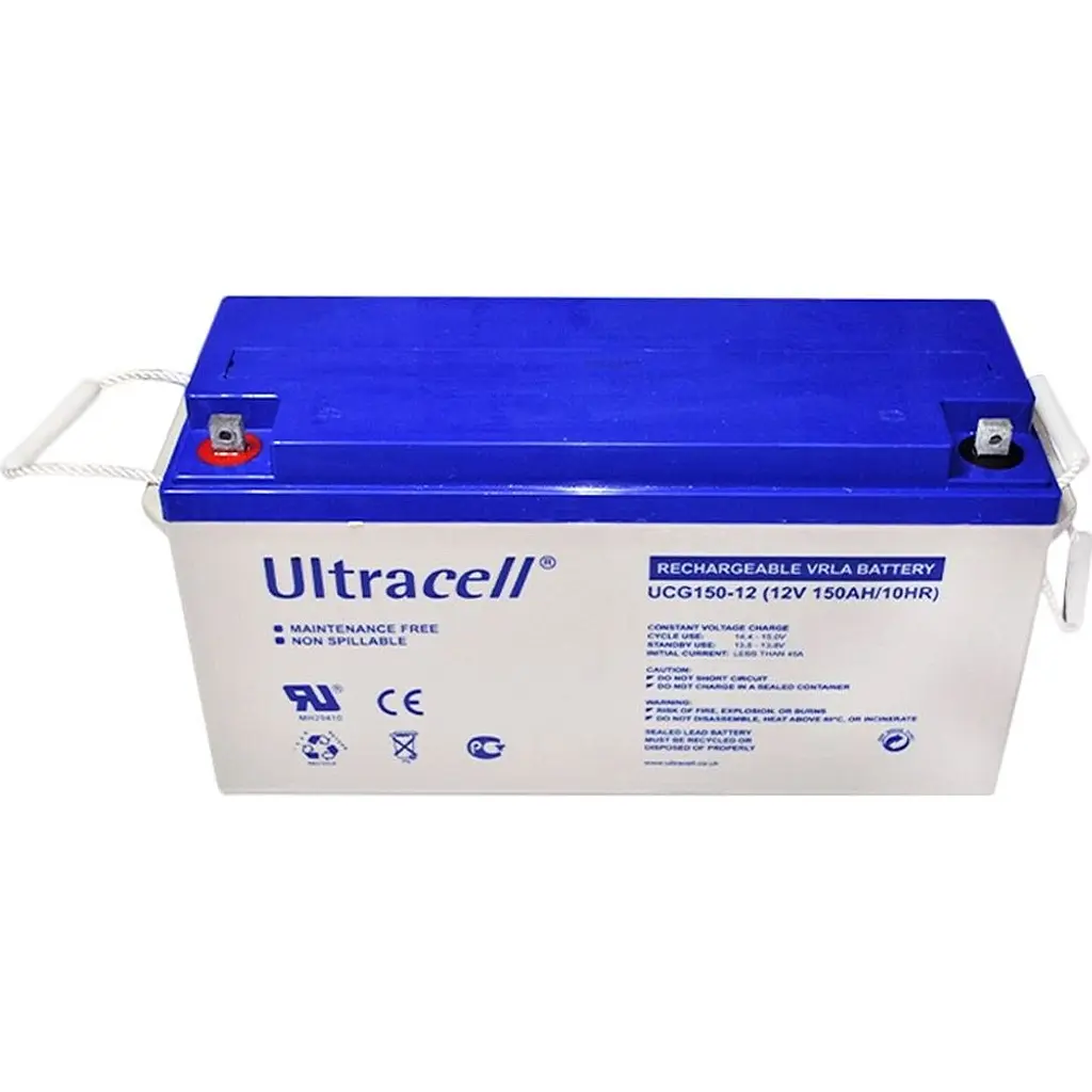 Аккумулятор Ultracell UCG150-12 GEL 12V/150Ah/1800Wh [112165] - фото 2