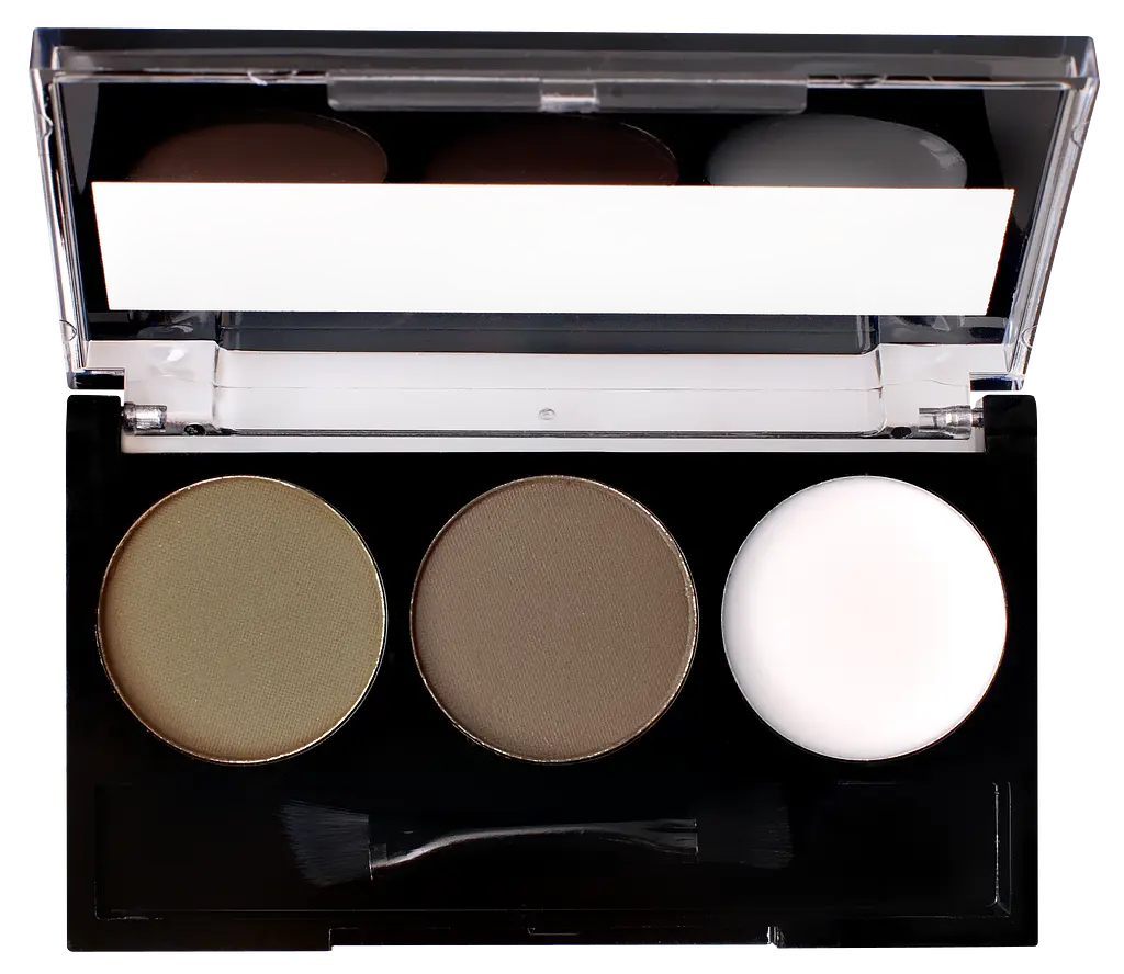 Набір для макіяжу брів LN Professional Brow Shadows Beauty Express Kit тон 01, 12 г - фото 2