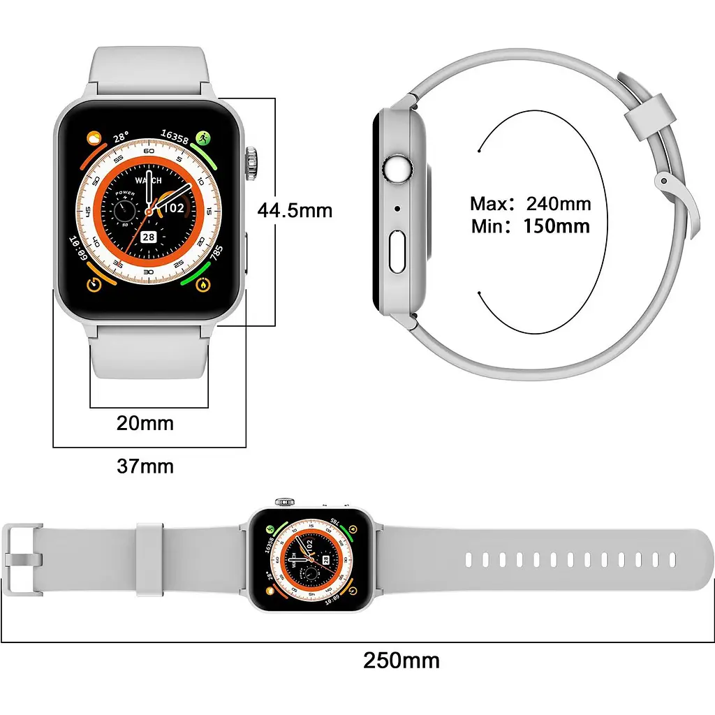 Смарт-годинник Blackview R30 Pro Gray (6931548317432) [117685] - фото 7