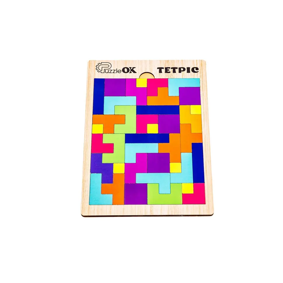 Развивающая деревянная игрушка Тетрис Арт-70063 - фото 3