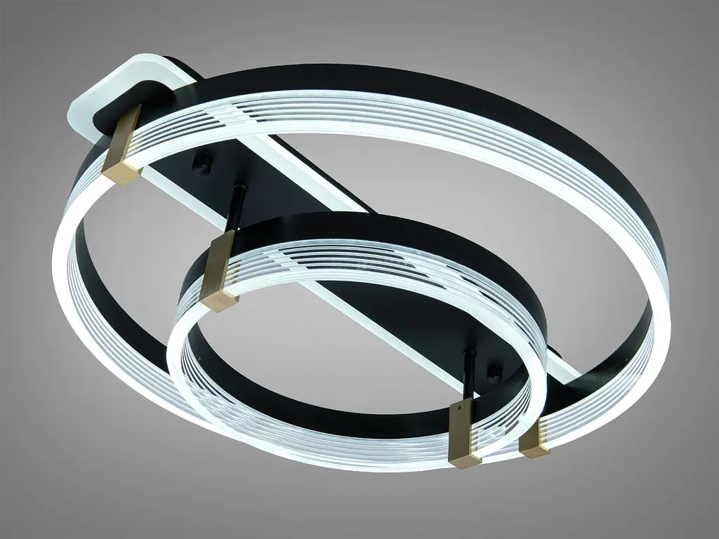 LED-люстра кільця Diasha 5248/500+300BK 75W, 4125 lm - фото 4