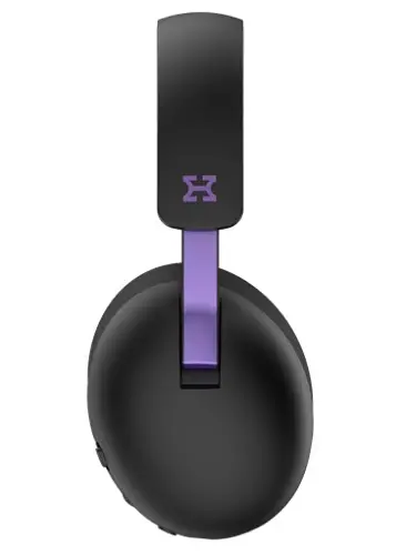 Навушники бездротові Hator Hellyberry HH30, Black, Bluetooth 6.0 / USB 2.4GHz / 3.5 мм, мікрофон, динаміки 50 мм, 1000 mAh (Type-C) - фото 4