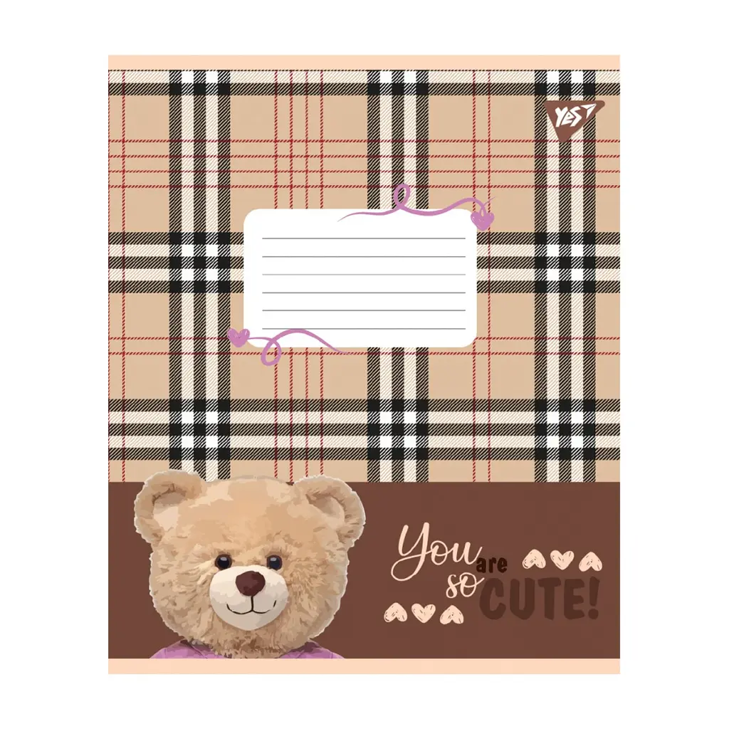 Зошит Yes Yes You are cute А5 12 аркушів клітинка (767891), в асортименті - фото 2
