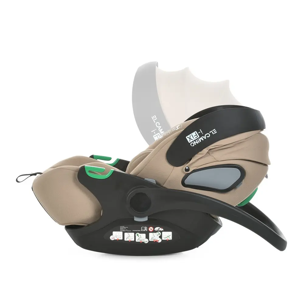 Дитяче автокрісло i-FIX ME 1110 Natural Beige - фото 4