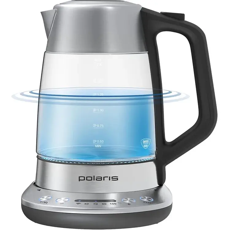 Електрочайник Polaris PWK 17115CGLD WIFI IQ Home матовий (24241) - фото 2