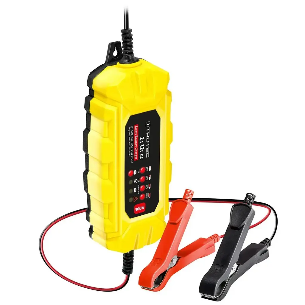 Портативное зарядное устройство для автомобильного аккумулятора Trotec PBCS 2A, 12V, 4-60Ah - фото 2