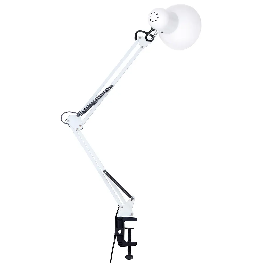 Настільна лампа Євросвітло Ridy-027 E27 зі струбциною біла - фото 2