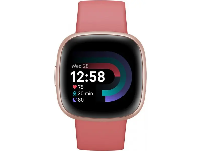 Смарт-годинник Fitbit Versa 4 Pink Sand/Copper Rose (FB523RGRW) - фото 2