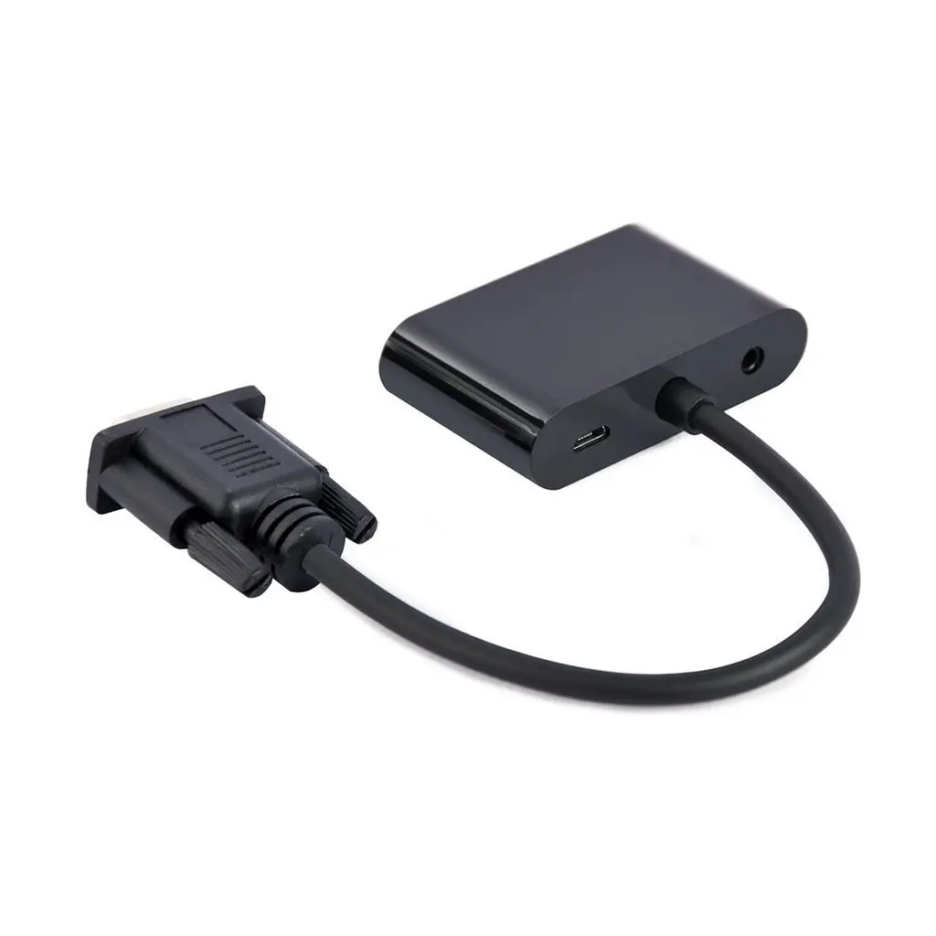 Переходник Cablexpert VGA to HDMI/VGA+audio 3.5mm (A-VGA-HDMI-02) - фото 2
