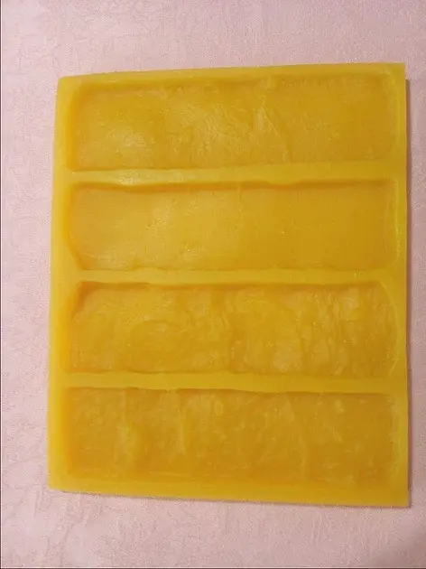 Гнучка поліуретанова форма для виготовлення декоративної цегли A.N.B. "КАНТРІ" на 4 плитки - фото 7