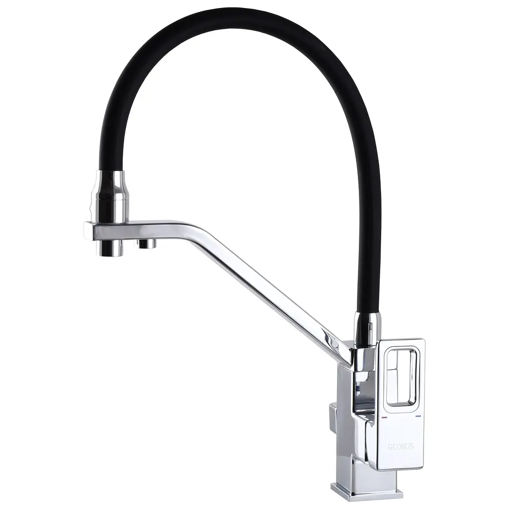 Смеситель для кухни под осмос Globus Lux Lazer GLLR-0900-00-01 000024675 Черный - фото 2