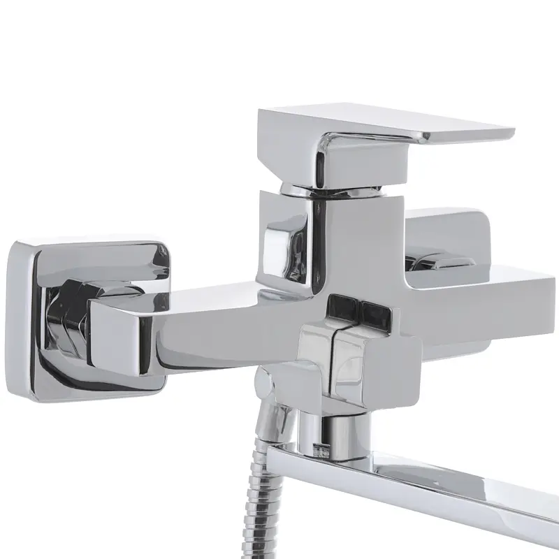 Змішувач для ванни Mixxus Premium Kvadro 006 Euro MI5807 Хром - фото 2
