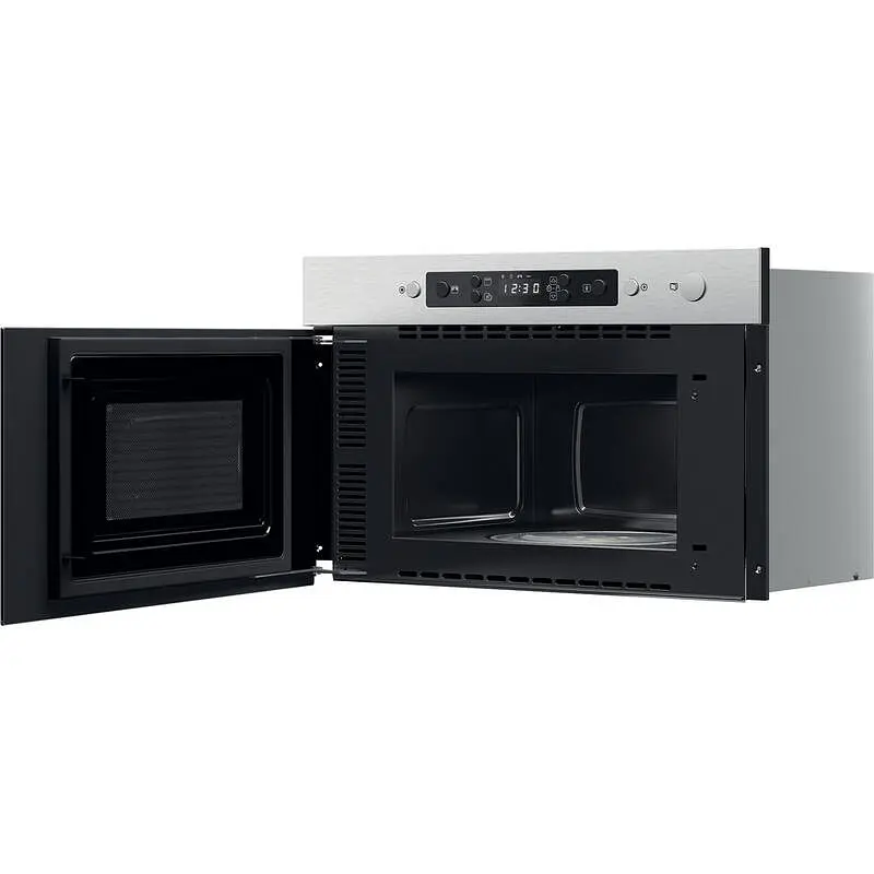 Мікрохвильова піч вбудована Whirlpool 22л 750Вт гриль дисплей нерж - фото 3