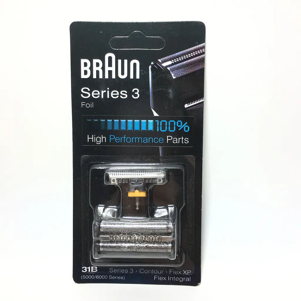 Бритвенный блок (картридж) Braun 31B для бритвы Braun Series 3 (первое поколение), Contour, Flex XP, Flex Int - фото 3