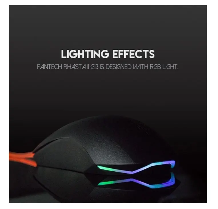 Игровая мышь Fantech G-13 RHASTAII 2400DPI, Led Lighting - фото 2