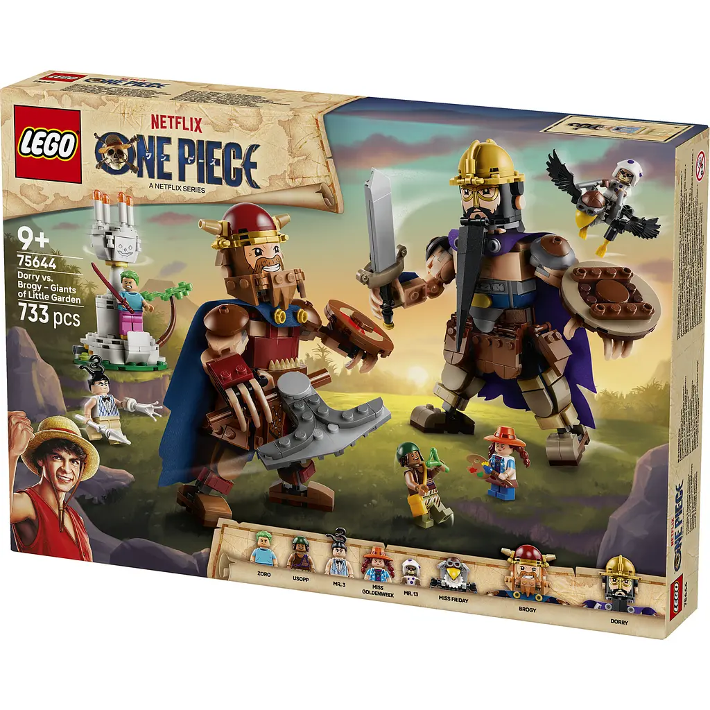 Конструктор LEGO One Piece Доррі проти Броґі: гіганти Малого Саду 733 ел. (75644) - фото 4